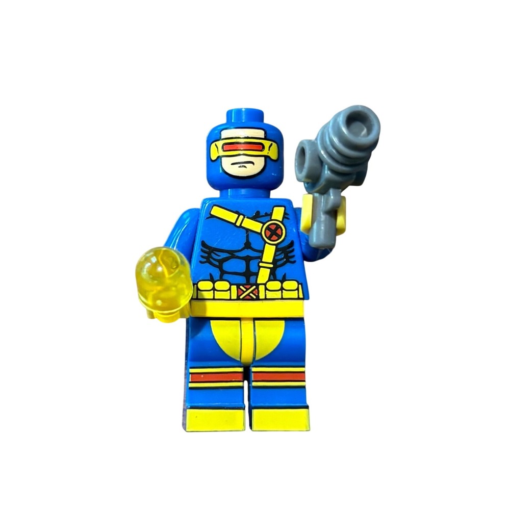 LEGO Marvel Super Heroes X-Men Cyclops Minifigure sh0117 Blue Suit 76022